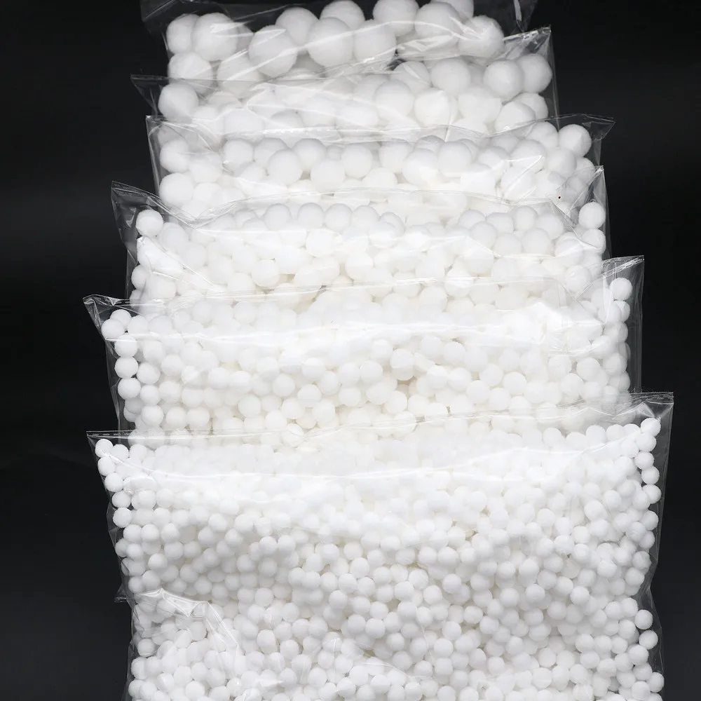 10/15/20/25/30mm Mini Fluffy White Pompoms Ball Pom Pom Ball For Wedding Decor Christmas Crafts Home DIY Sewing Craft Supplies