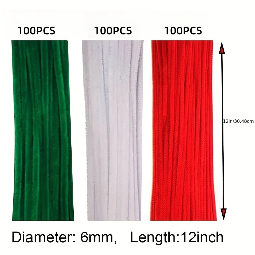 300 DIY Twisting Rod Craft Set - DIY craft Christmas decoration Christmas snowman, Christmas tree - Image 2